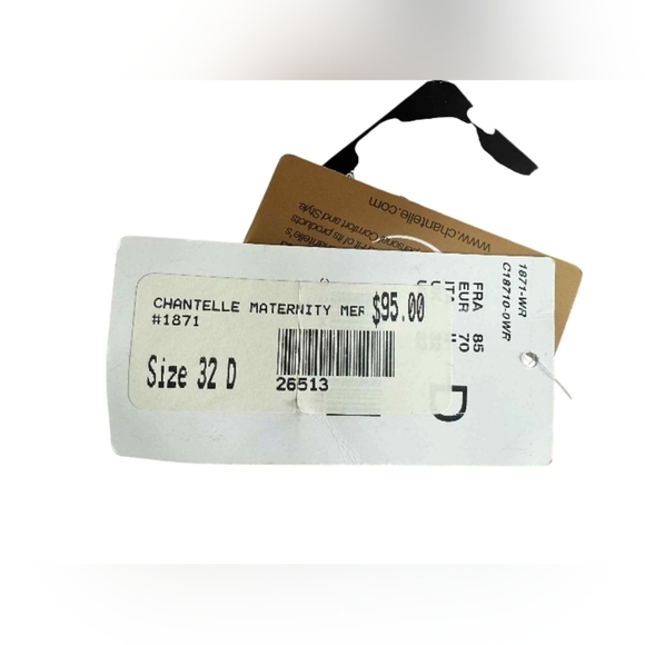 Chantelle NWT Maternity Nursing Bra Nude Size 32D - Picture 6 of 6